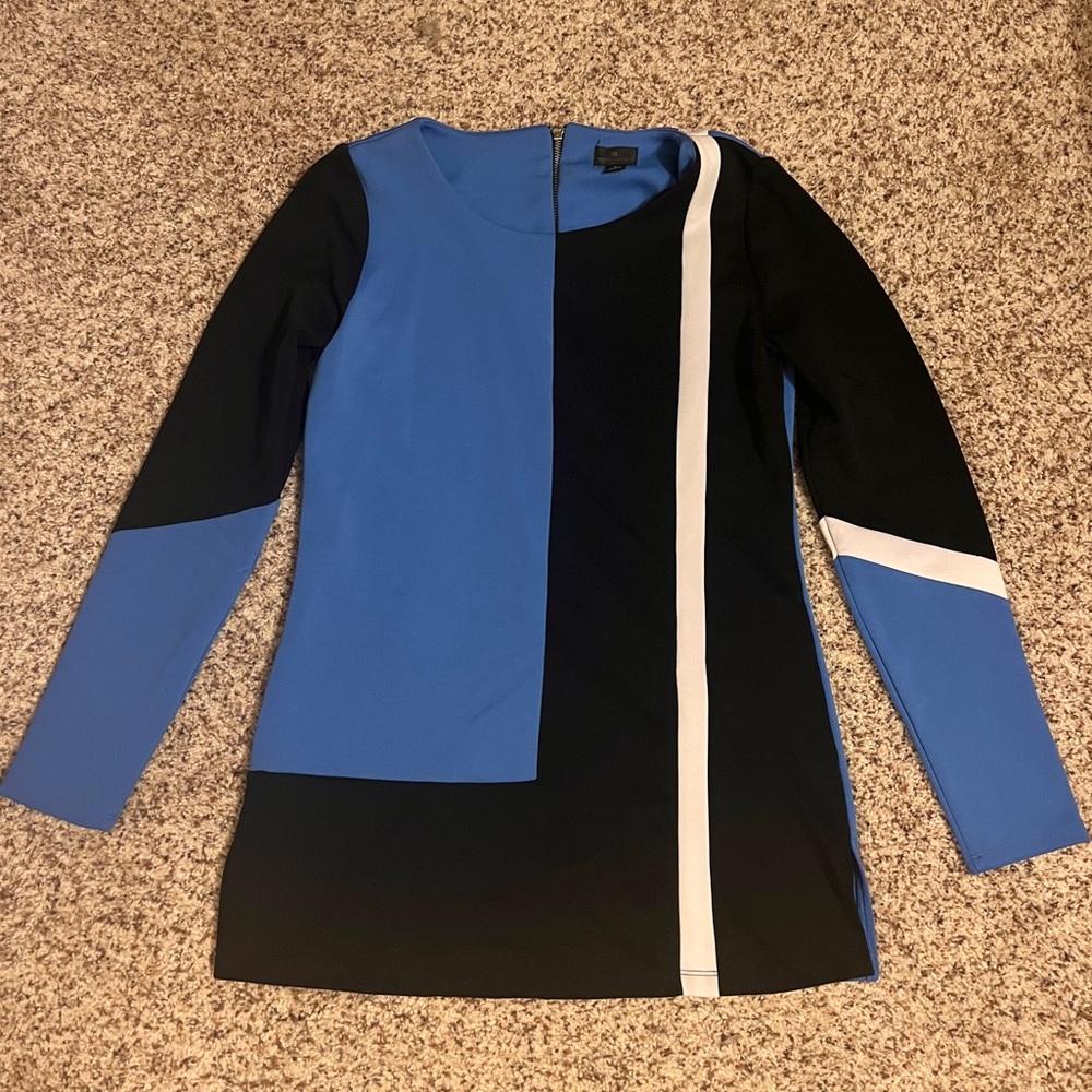 Worthington Colorblock Dress Top. Long sleeve. Work appropriate!